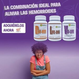 Combo Divi-Her 60 CAP + Life-Dig 60 CAP + Vid-Life 60 CAP