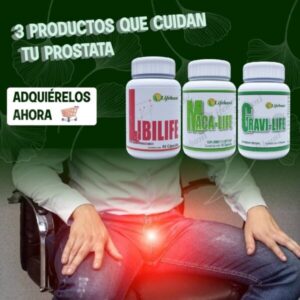 Combo Libilife 60 CAP + Maca-Life 60 CAP + Gravi-Life 60 CAP